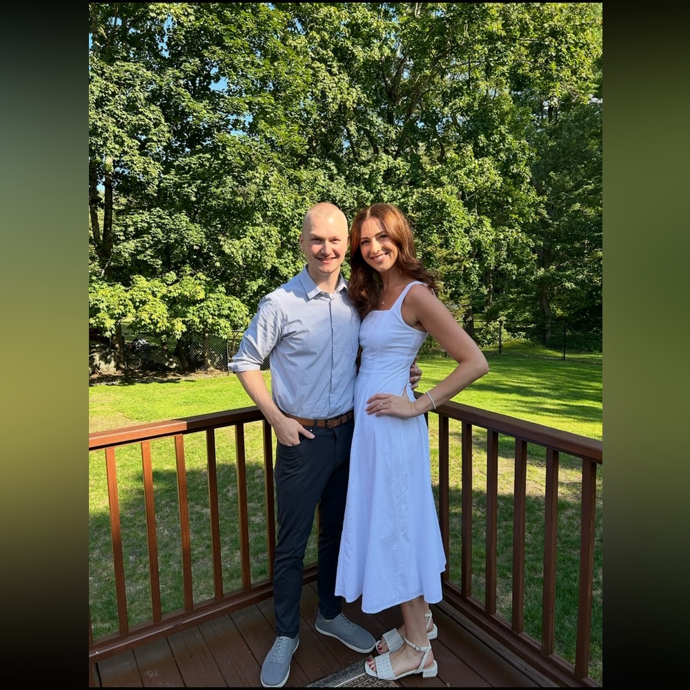 Small Tall The A&F Mila Stretch Midi Dress in white